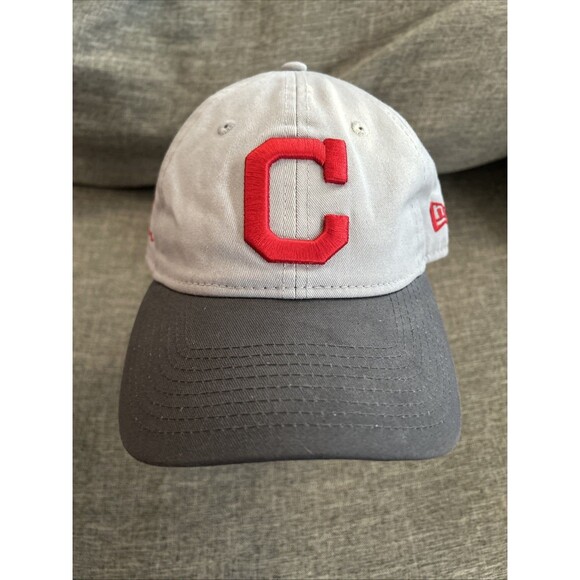 New Era Cleveland Indians 9Twenty Core Classic  Adjustable Strap Hat Cap - Picture 1 of 8